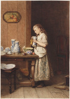 DD 035
<br/>
De schoonmaak-dag
<br/>
<em>Taanman, Jacob (1836-1923)</em>